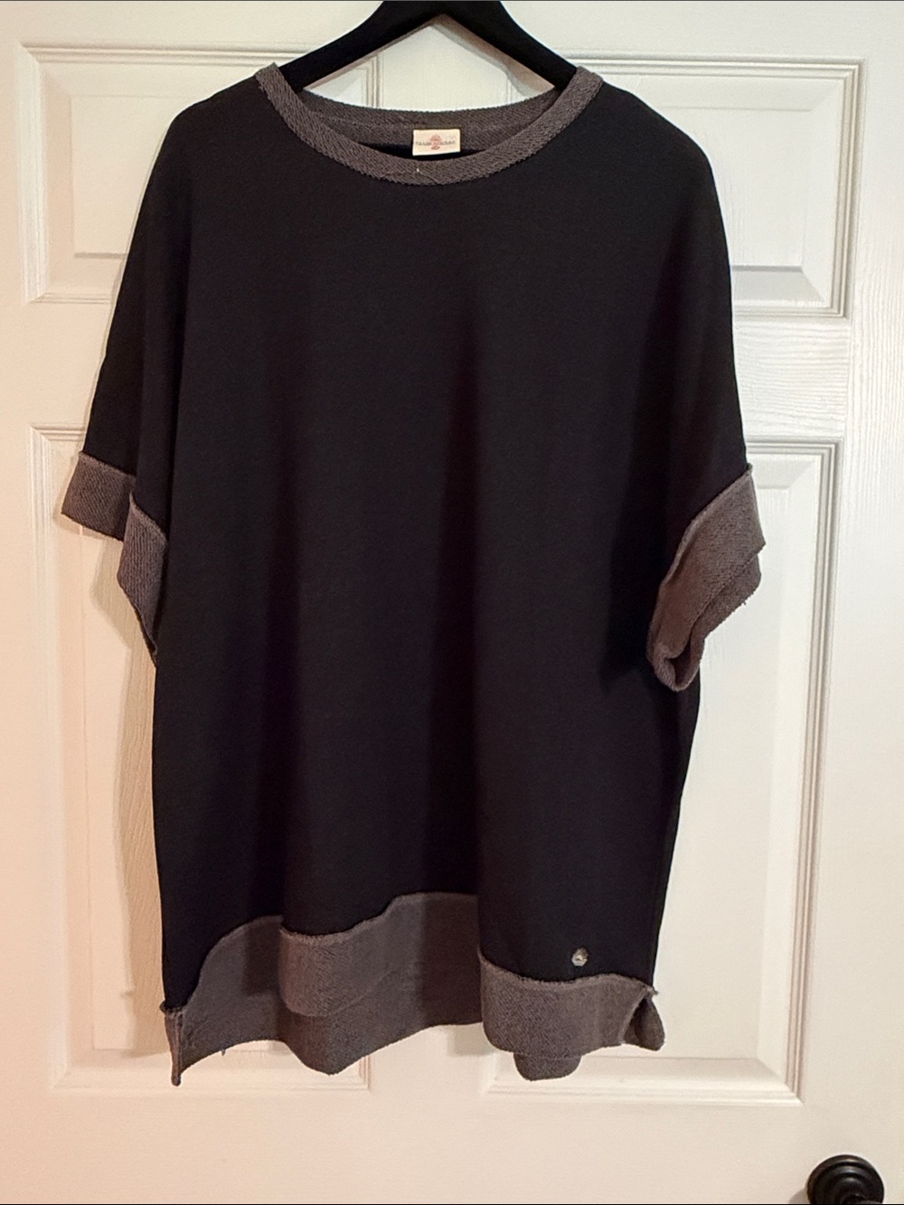 Club Social by Jadelynn Brooke Gray Heathered Knit Sweatshirt Top XXL